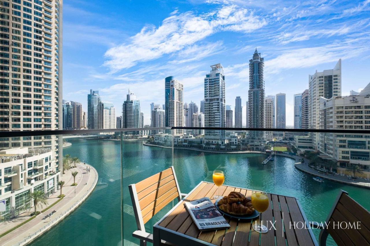 Lux - Contemporary Suite With Full Marina View Dubai Ngoại thất bức ảnh