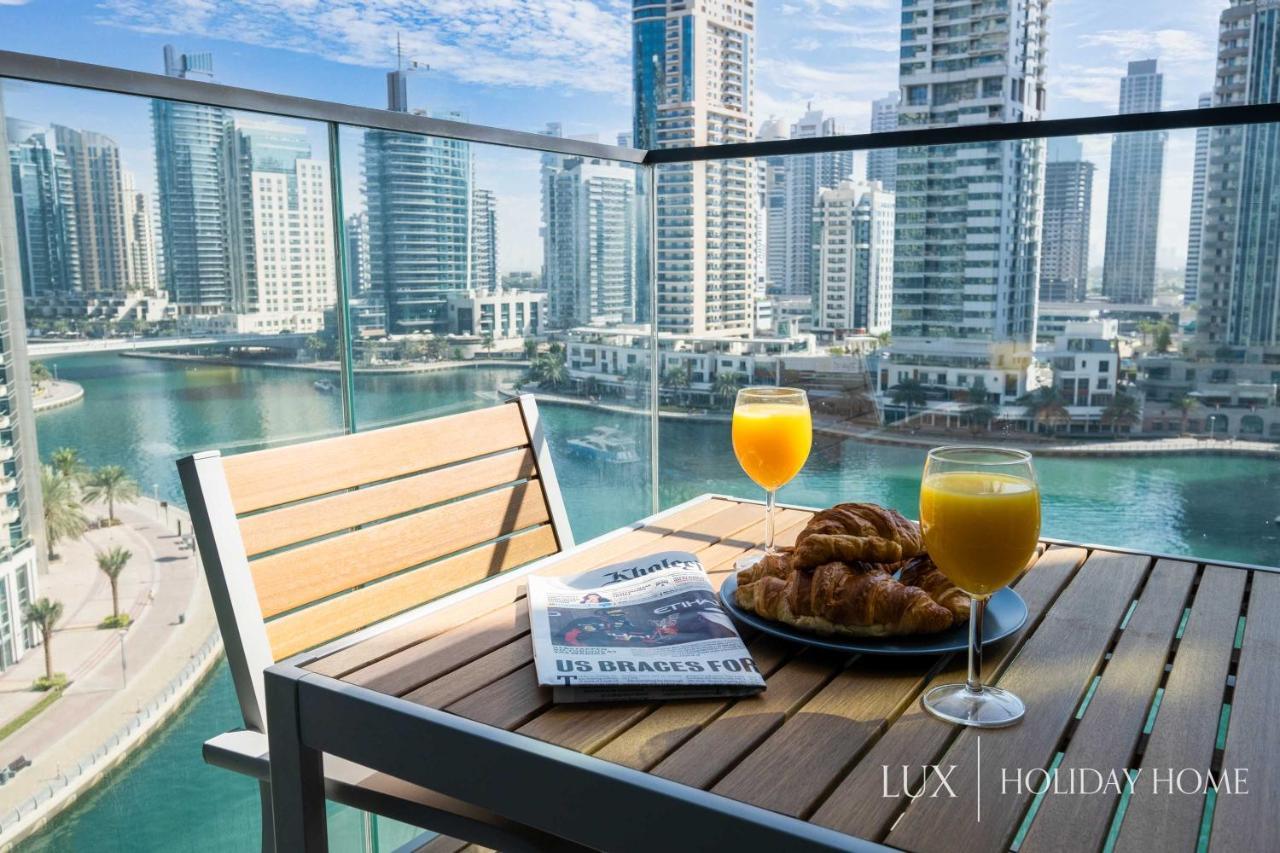 Lux - Contemporary Suite With Full Marina View Dubai Ngoại thất bức ảnh